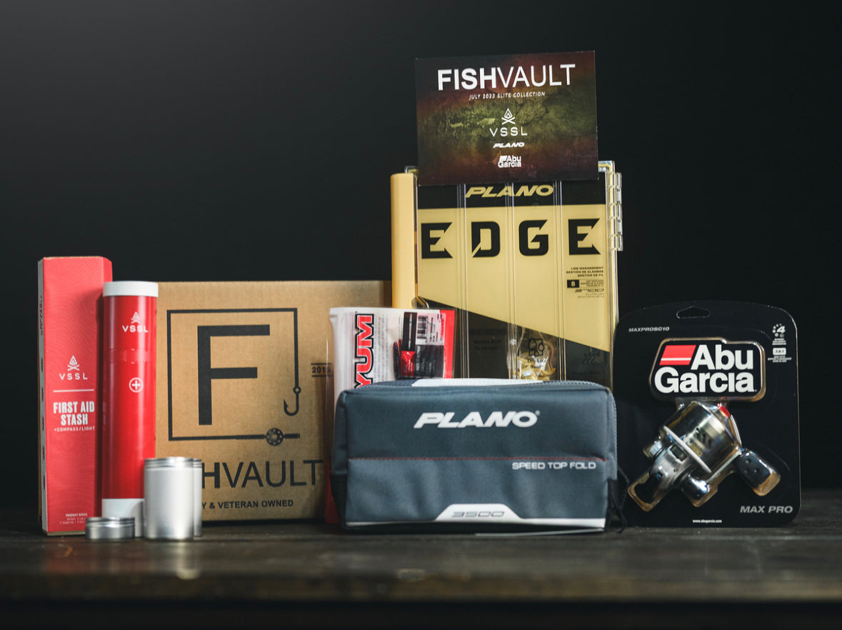 cheap fishing subscription boxes Steelhead Mystery Box quality items valued at $60 Bass Fishing Subscription Box