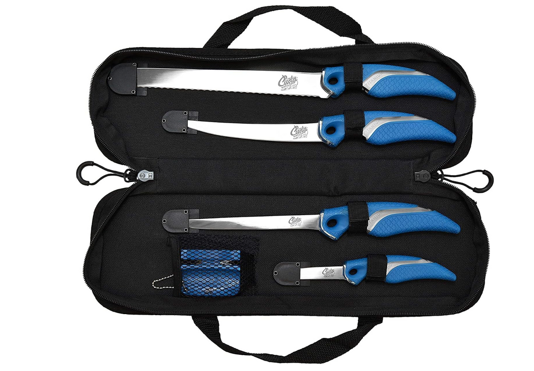 Cuda 6pc Knife and Sharpener Kit