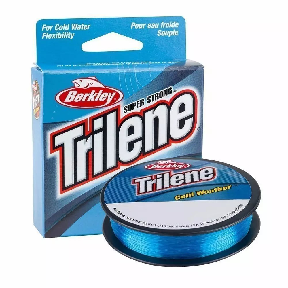 Trilene Cold Weather 6lb Fishing line Electric Blue