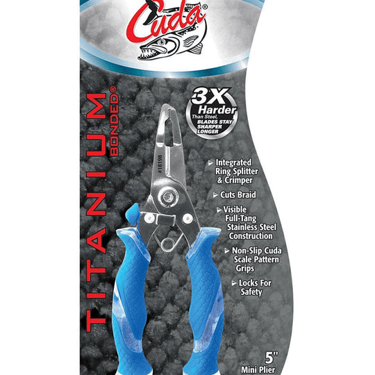 Cuda 5" Titanium Bonded Mini Pliers