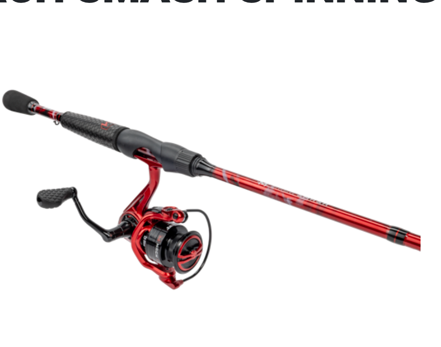Lews Mach Smash Spinning Reel Combo