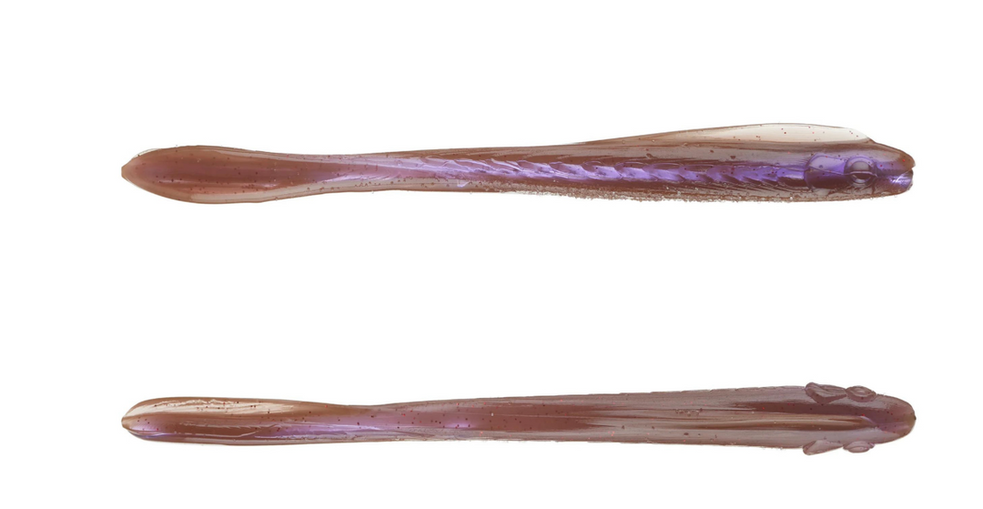 Roboworm 4" Sculpin Oxblood Red Flake